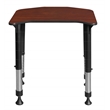 Ferris 26 in. x 24 in. Height Adjustable Student Desk- Cherry