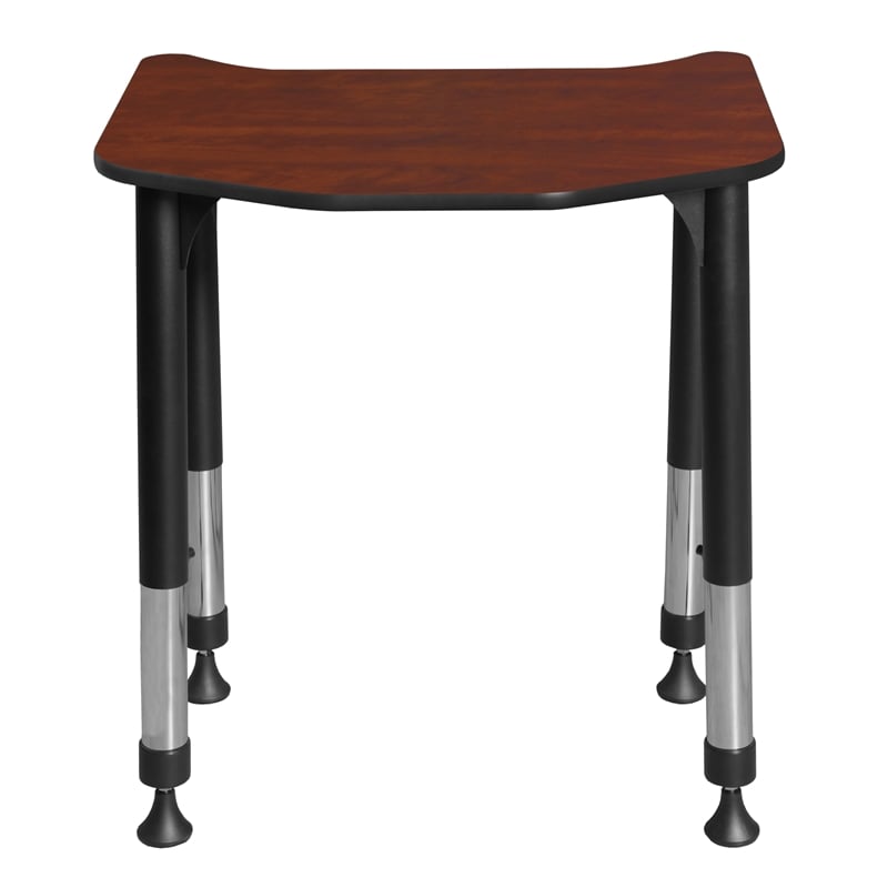 Ferris 26 in. x 24 in. Height Adjustable Student Desk- Cherry