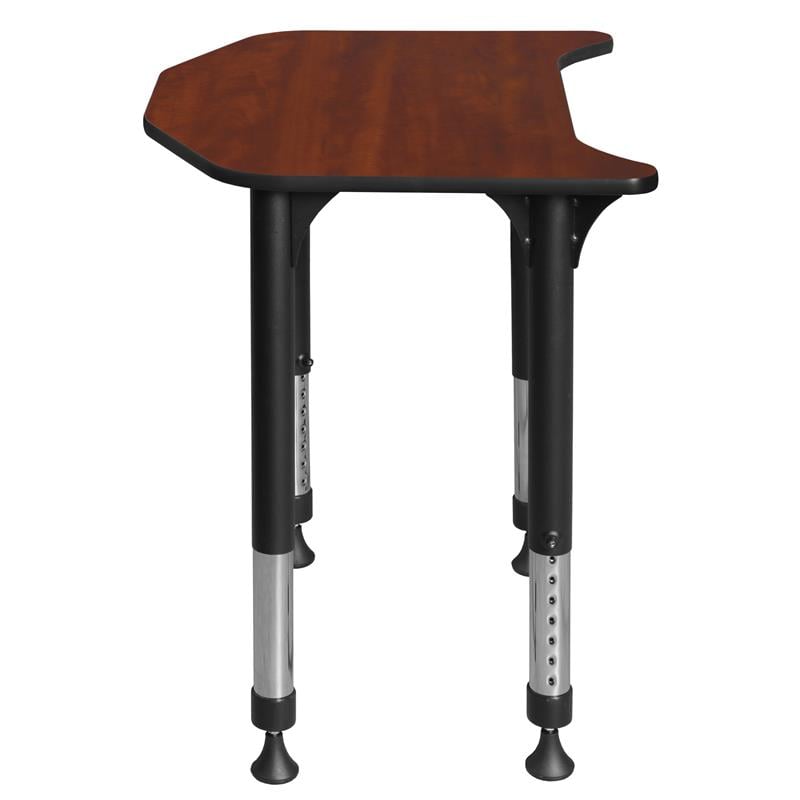 Ferris 26 in. x 24 in. Height Adjustable Student Desk- Cherry