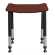 Ferris 26 in. x 24 in. Height Adjustable Student Desk- Cherry