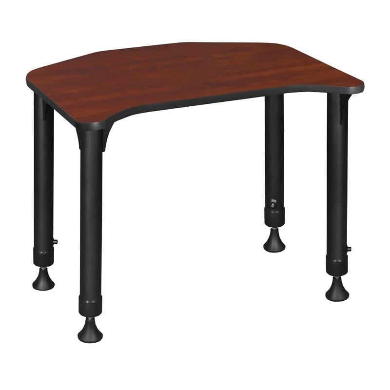 Ferris 26 in. x 24 in. Height Adjustable Student Desk- Cherry