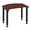 Ferris 26 in. x 24 in. Height Adjustable Student Desk- Cherry