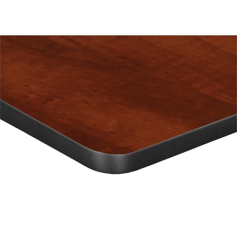 18.5 in. x 26 in. Rectangle Height Adjustable School Desk- Cherry