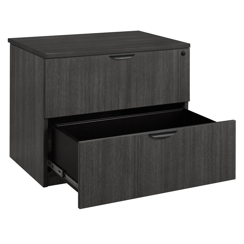 Legacy Wood Lateral File- Ash Grey