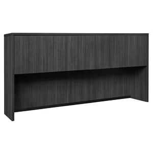 Legacy 71&quot 4-Door Wood Hutch in Ash Grey