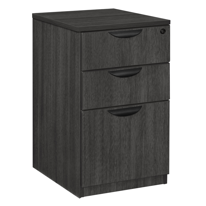Legacy Deskside Box Box File Cabinet- Ash Grey