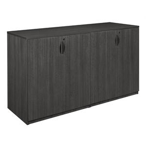 legacy stand up side to side storage cabinet/ storage cabinet- ash grey