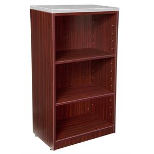 legacy stand up bookcase (w/o top)- mahogany