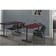 Zeng Stack Plastic Chair (4 pack) in Black
