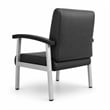 Regency Welcome Bariatric Guest Reception and Waiting Room Chair w/ Arms - Black