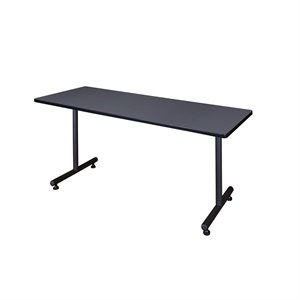 Regency Kobe 66 Inch Rectangular Training Table in Grey