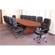 Regency Legacy Modular Race Track Conference Table in Cherry