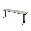 Regency Cain T Base Training Table in Maple