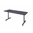 Regency Kobe 60 Inch Rectangular Training Table in Grey