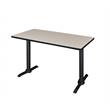 Regency Cain T Base Training Table in Maple
