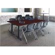 Regency Cain 84 inch x 24 inch Training Table in Mahogany