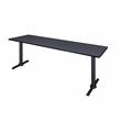 Regency Cain T Base Training Table in Grey