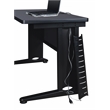 Regency Fusion 66 inch x 30 inch Single Pedestal Desk in Gray