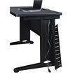 Regency Fusion 72 inch x 24 inch Single Pedestal Desk in Gray