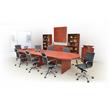 Regency Legacy Modular Race Track Conference Table in Cherry