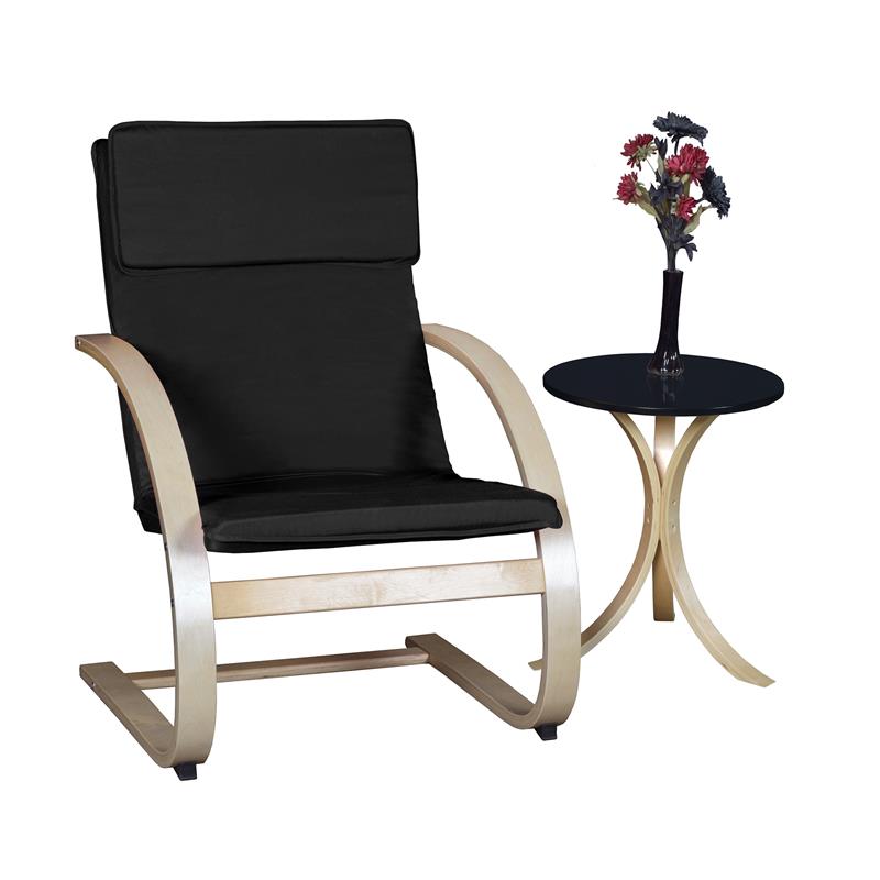 Regency Mia Rocking Chair in Natural And Black