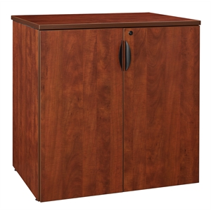 regency legacy 35 inch stackable storage cabinet in cherry