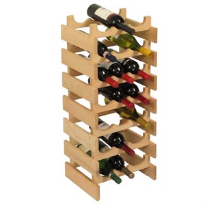 dakota 3-slot wine rack in natural