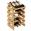 Wooden Mallet Dakota 5 Tier 15 Bottle Display Top Wine Rack in Natural