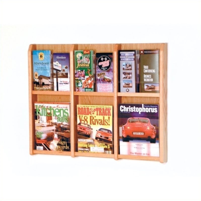 Magazine And Brochure Wall Display