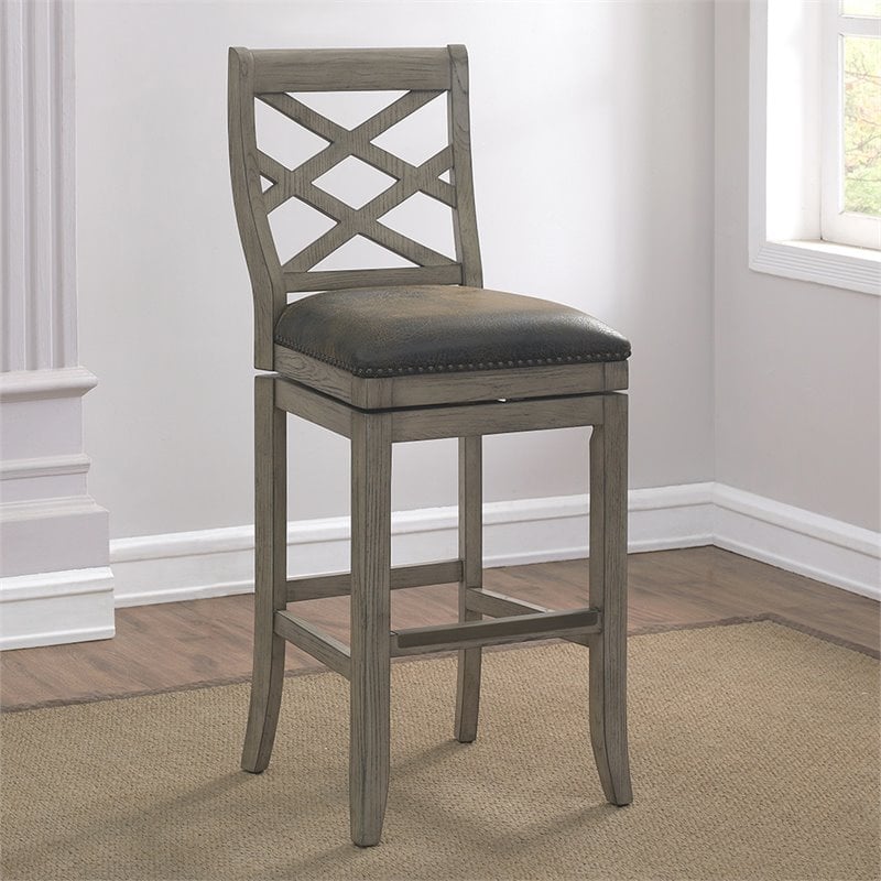 American Heritage Arlington 30" Swivel Bar Stool in Sand ...