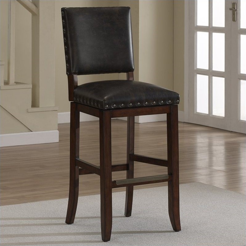 American Heritage Billiards Sutton Bar Stool in Suede - 111141-111142