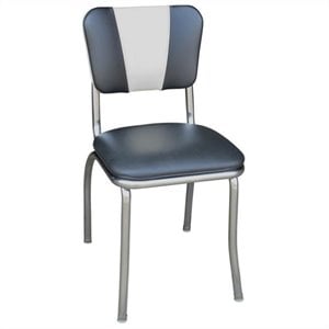 richardson seating retro 1950s dining chair in black and white