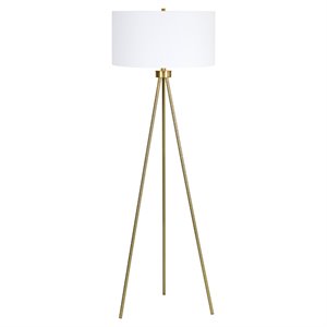 renwil visionary floor lamp in antique gold