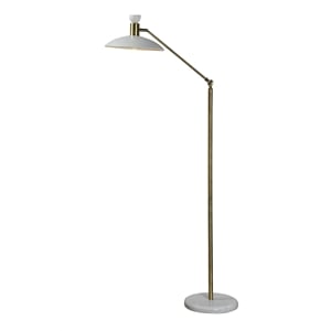 Renwil Troilus Floor Lamp in Polished Brass