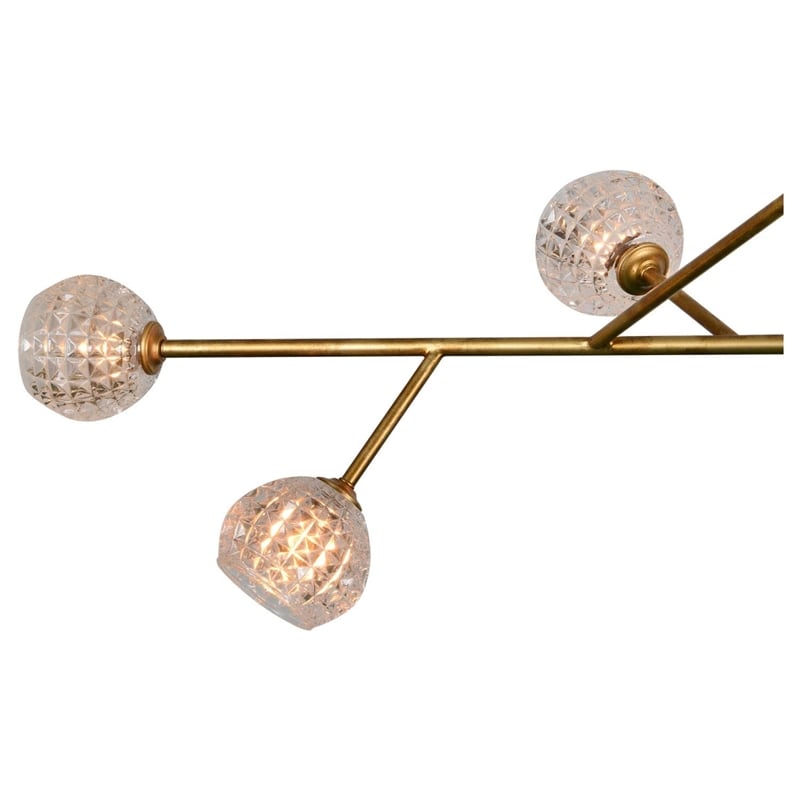 Renwil Damas Ceiling Fixture in Antique Gold Finish