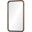 Renwil Authentic Eclectic Dickens Decorative Mirror in Walnut