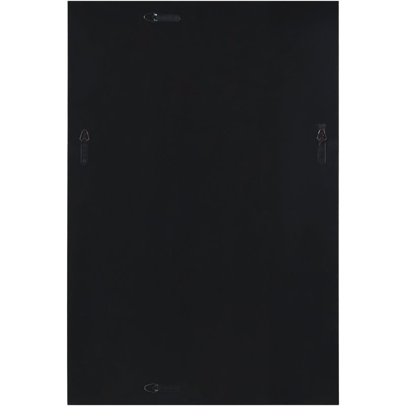 Renwil Authentic Eclectic Reynolds Decorative Mirror in Matte Black