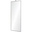 Renwil Modern Glamour Filbert Decorative Accent Mirror in Silver