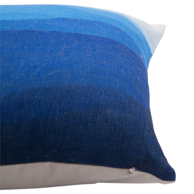 Renwil New Traditional Haze Malaga Throw Pillow in Blue