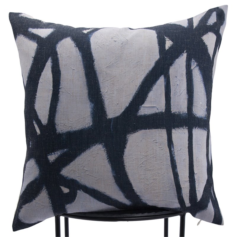 Renwil Bohemian Chic Hinson Malaga Throw Pillow in Black