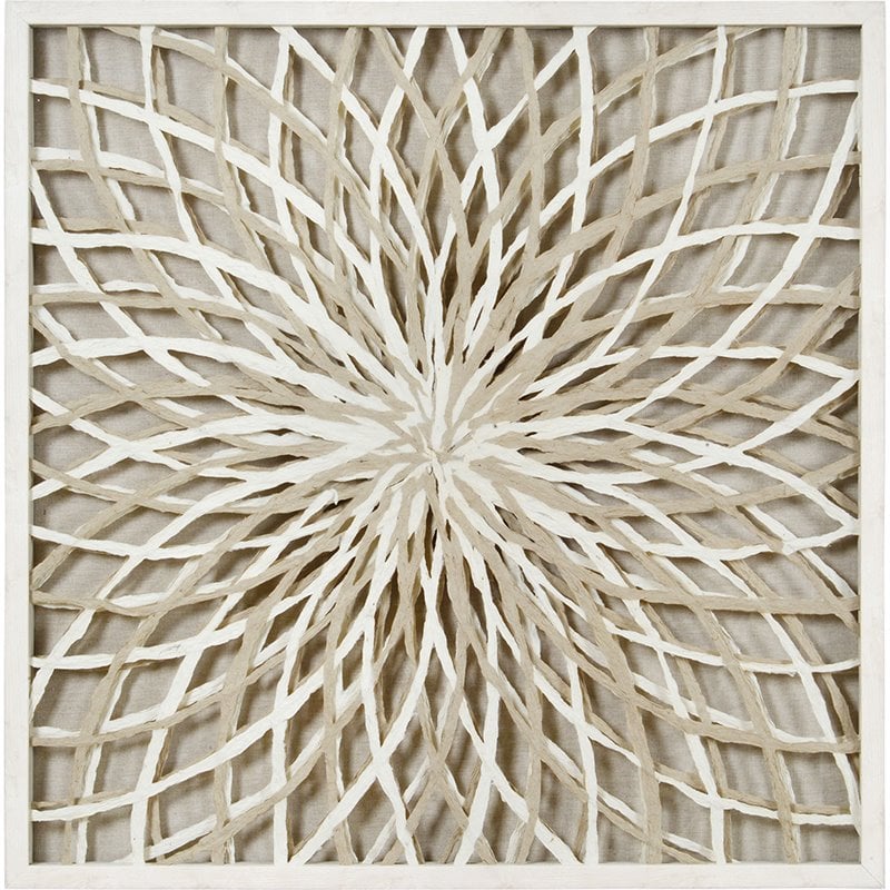 Renwil Cocktail Wall Art in White and Beige