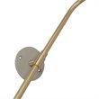 Renwil Browne Wall Sconce in Matte Brass and Siemens Gray