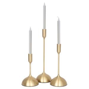 Renwil Ferris 5&quot Contemporary Aluminum Candle Holder in Gold