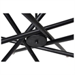 Renwil Clemente 12-Light Hardwired Modern Metal Ceiling Fixture in Black