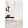 Renwil Reegler 8-Light Modern Iron Metal Ceiling Fixture in Black