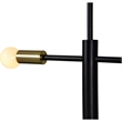 Renwil Reegler 8-Light Modern Iron Metal Ceiling Fixture in Black