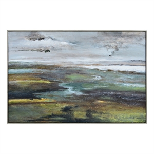 Renwil Sprucer 60x40&quot Modern Cotton Hanging Wall Canvas Art in Multi-Color