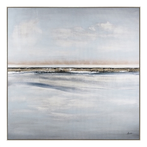 Renwil Johnston 40x40&quot Modern Cotton Hanging Wall Canvas Art in Multi-Color