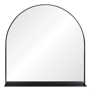 Renwil Wearstley 35x35&quot Arch Modern Glass Accent Wall Mirror in Clear