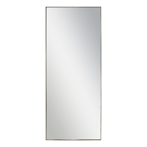 Renwil Northern 72x30&quot Rectangle Modern Glass Accent Wall Mirror in Clear